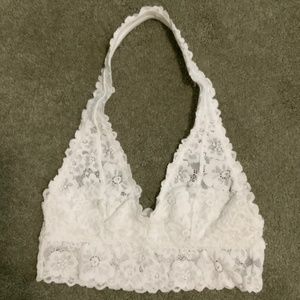 Like New Aerie Lace Halter Bralette